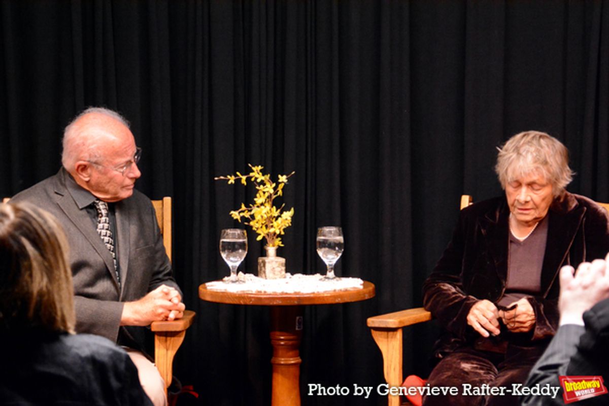 Foster Hirsch and Estelle Parsons at 