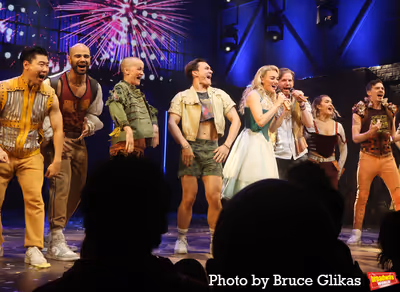 Betsy Wolfe, Stark Sands and The Company of "& Juliet" Photo