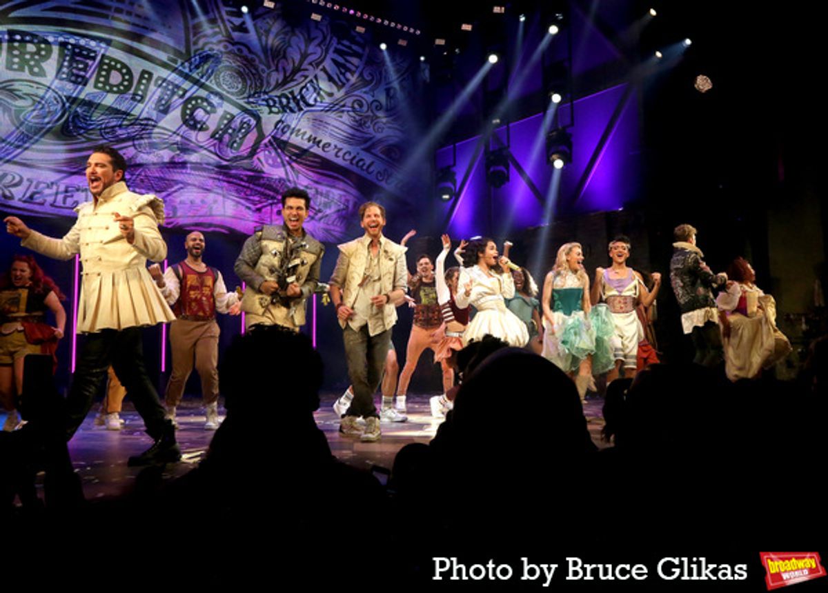 Paulo Szot, Philippe Arroyo, Stark Sands, Lorna Courtney, Betsy Wolfe, Justin David Sullivan, Ben Jackson Walker Melanie La Barrie and The Company of & Juliet' at 