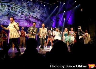 Paulo Szot, Philippe Arroyo, Stark Sands, Lorna Courtney, Betsy Wolfe, Justin David S Photo