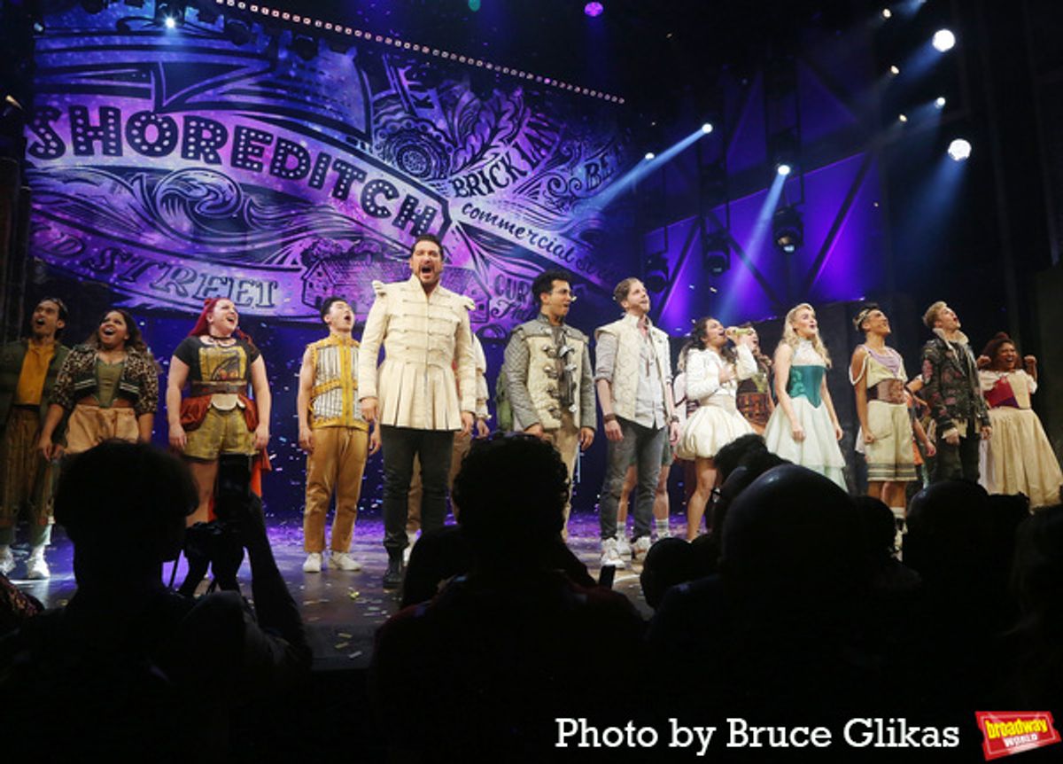 Paulo Szot, Philippe Arroyo, Stark Sands, Lorna Courtney, Betsy Wolfe, Justin David Sullivan, Ben Jackson Walker, Melanie La Barrie and The Company of '& Juliet'  at 