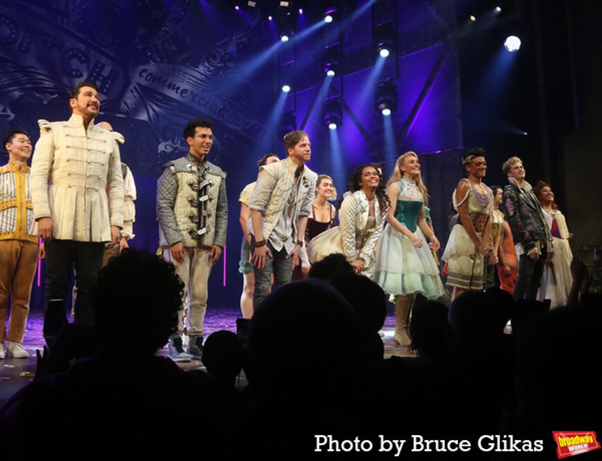 Paulo Szot, Philippe Arroyo, Stark Sands, Lorna Courtney, Betsy Wolfe, Justin David Sullivan, Ben Jackson Walker and Melanie La Barrie at 