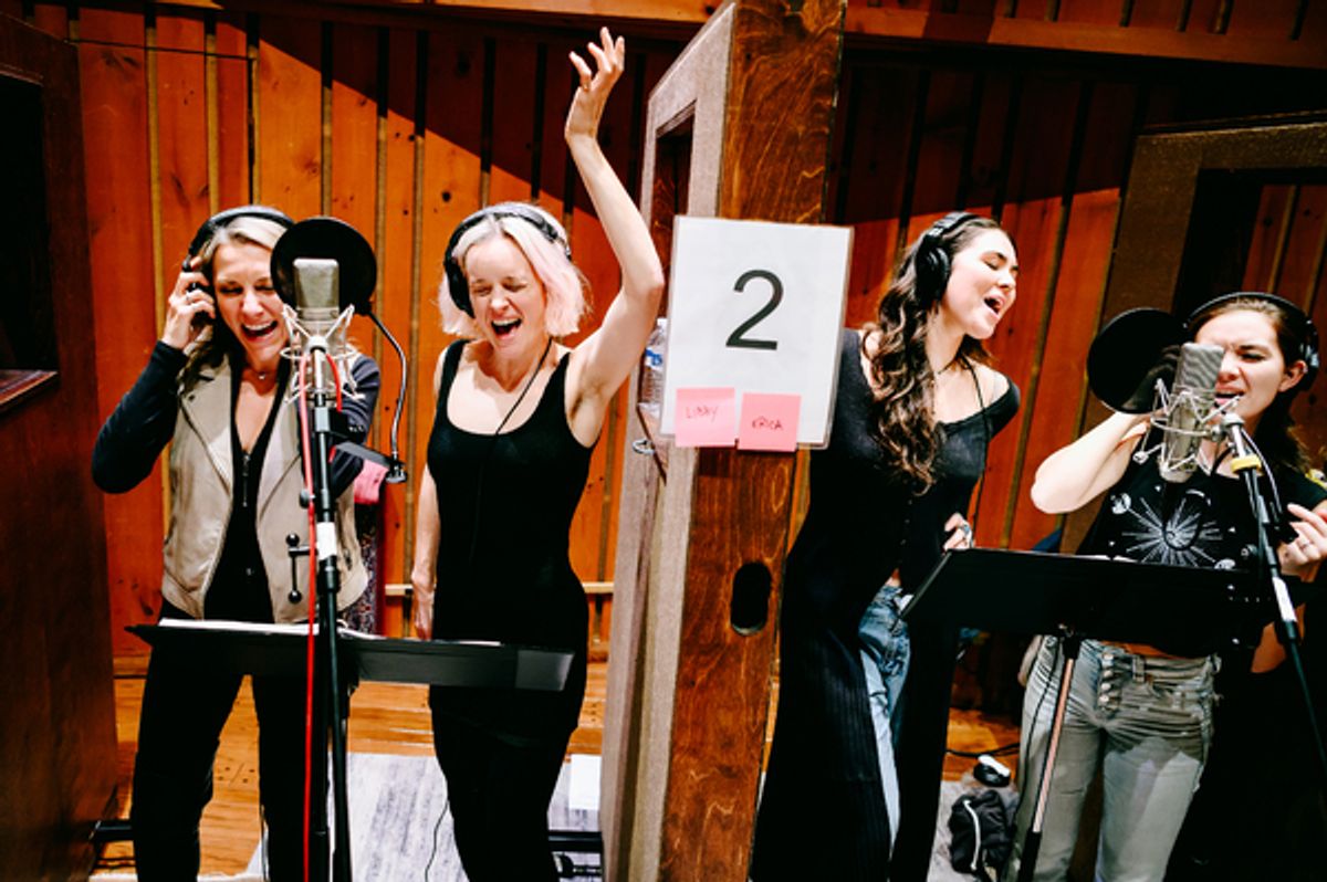 Erica Mansfield, Libby Winters, Alisa Melendez, Julia Cassandra at 