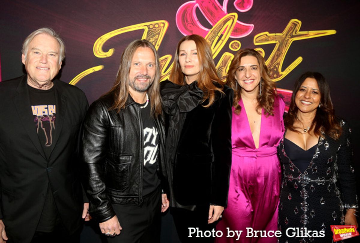 Producer Tim Headington, Composer Max Martin, Producer Jenny Petersson, Producer Eva Price and Producer Theresa Steele Page at 