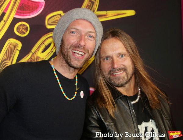Chris Martin and Composer Max Martin Photo