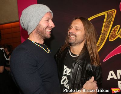 Chris Martin and Composer Max Martin Photo