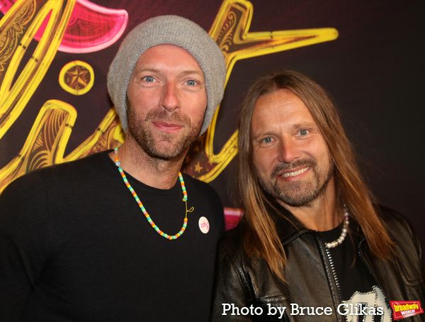 Chris Martin and Composer Max Martin Photo