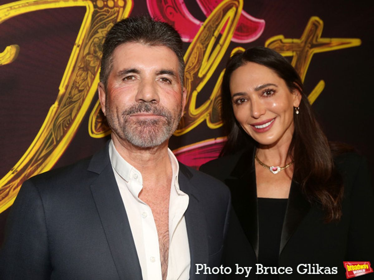 Simon Cowell and Lauren Silverman at 