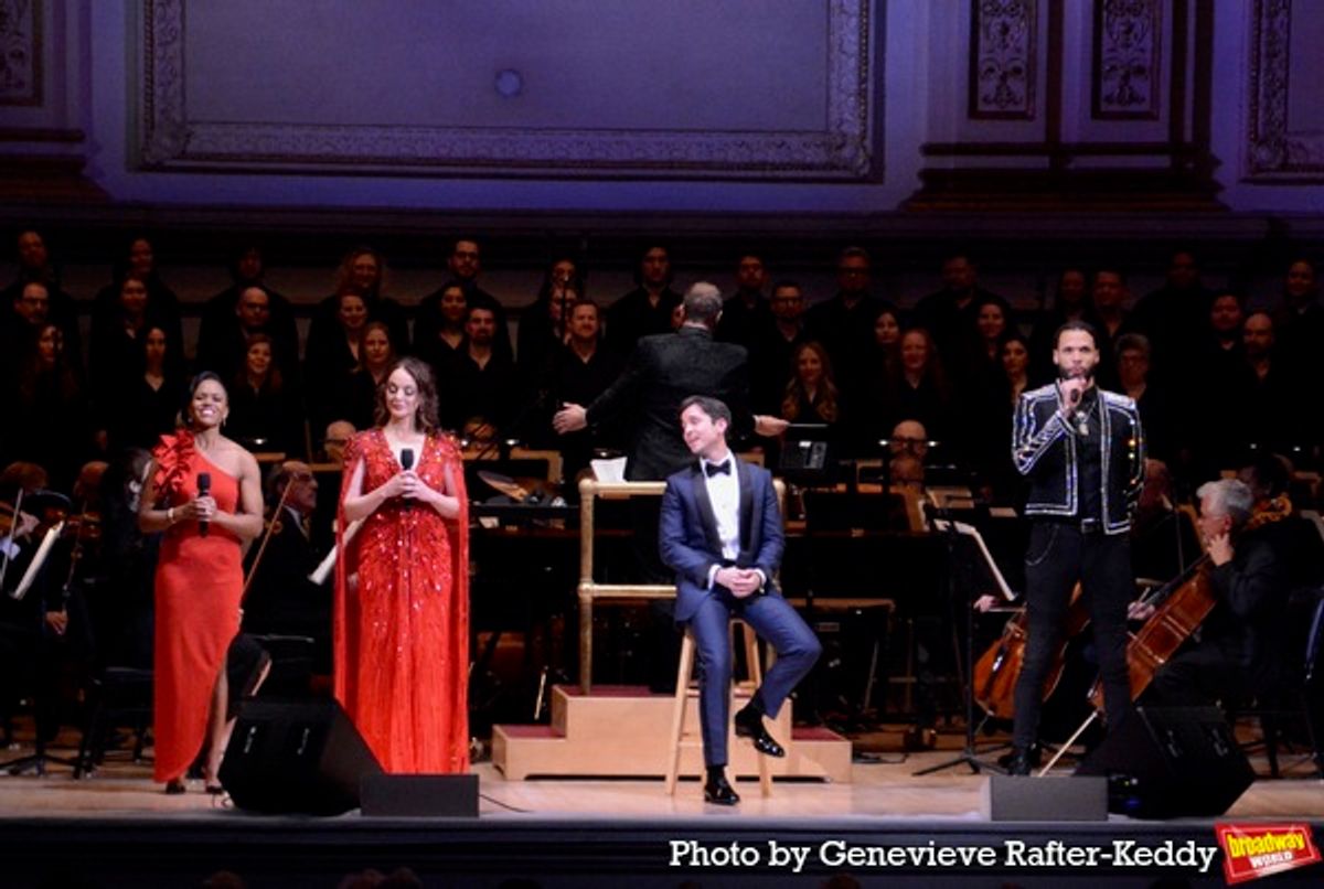 Nikki Renee Daniels, Melissa Errico, Matt Doyle and Jordan Donica at 