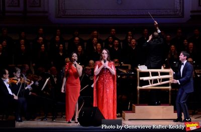 Nikki Renee Daniels, Melissa Errico and Matt Doyle Photo