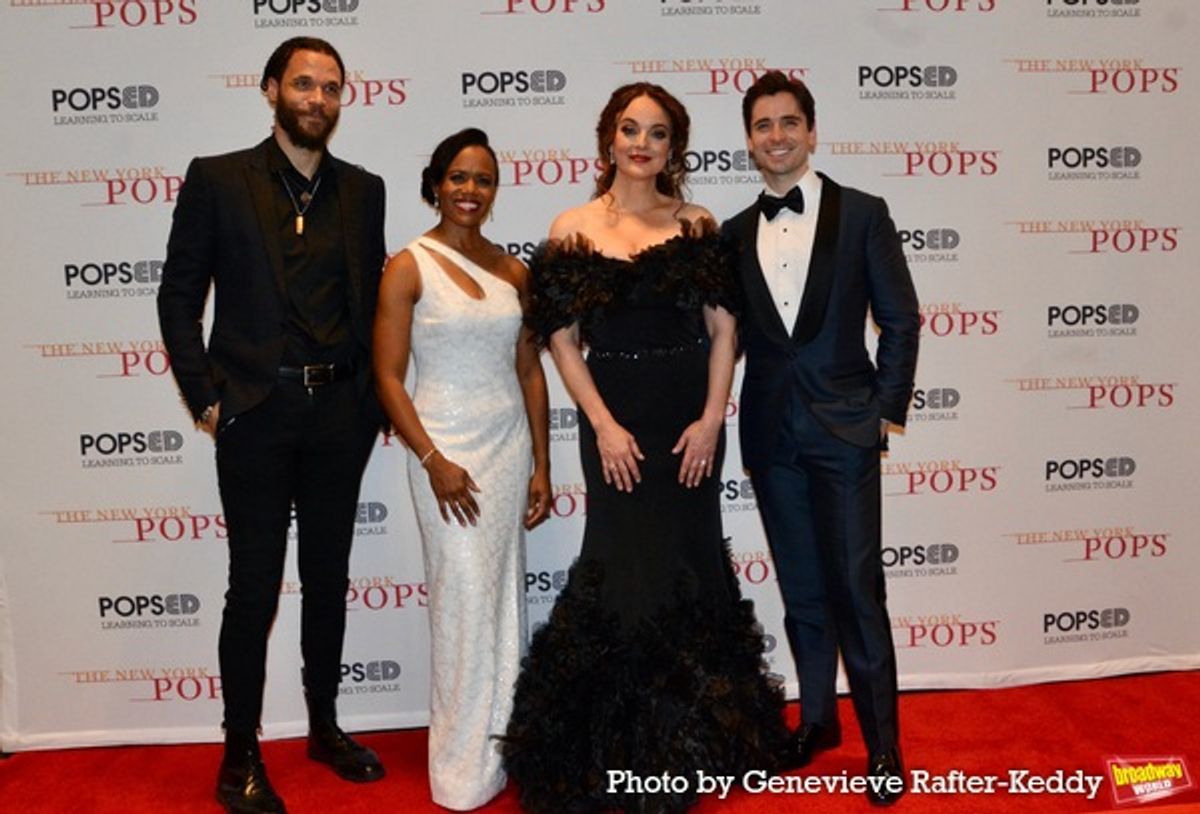 Jordan Donica, Nikki Renee Daniels, Melissa Errico and Matt Doyle at 