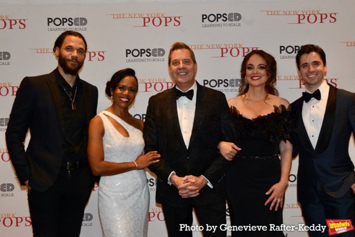 Jordan Donica, Nikki Renee Daniels, Steven Reineke, Melissa Errico and Matt Doyle at 