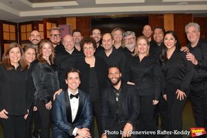 Matt Doyle, Jordan Donica, Judith Clurman and members of Essential Voices USA that includes Janice Dehn, Maria Schwab, Leonardo Altafini, Elexis Koch, Adam Armstrong, Roberson Keffer, Norman Schwab, Seth Bisen Hersh, Sammy Grob, Patricia Gaffney, Dan Rosenbaum, Mardi Cohen, Derek Hake, Alonzo Johnson. Michael Douris
@ BroadwayWorld Matt Doyle, Jordan Donica, Judith Clurman and members of Essential Voices USA that in Photo