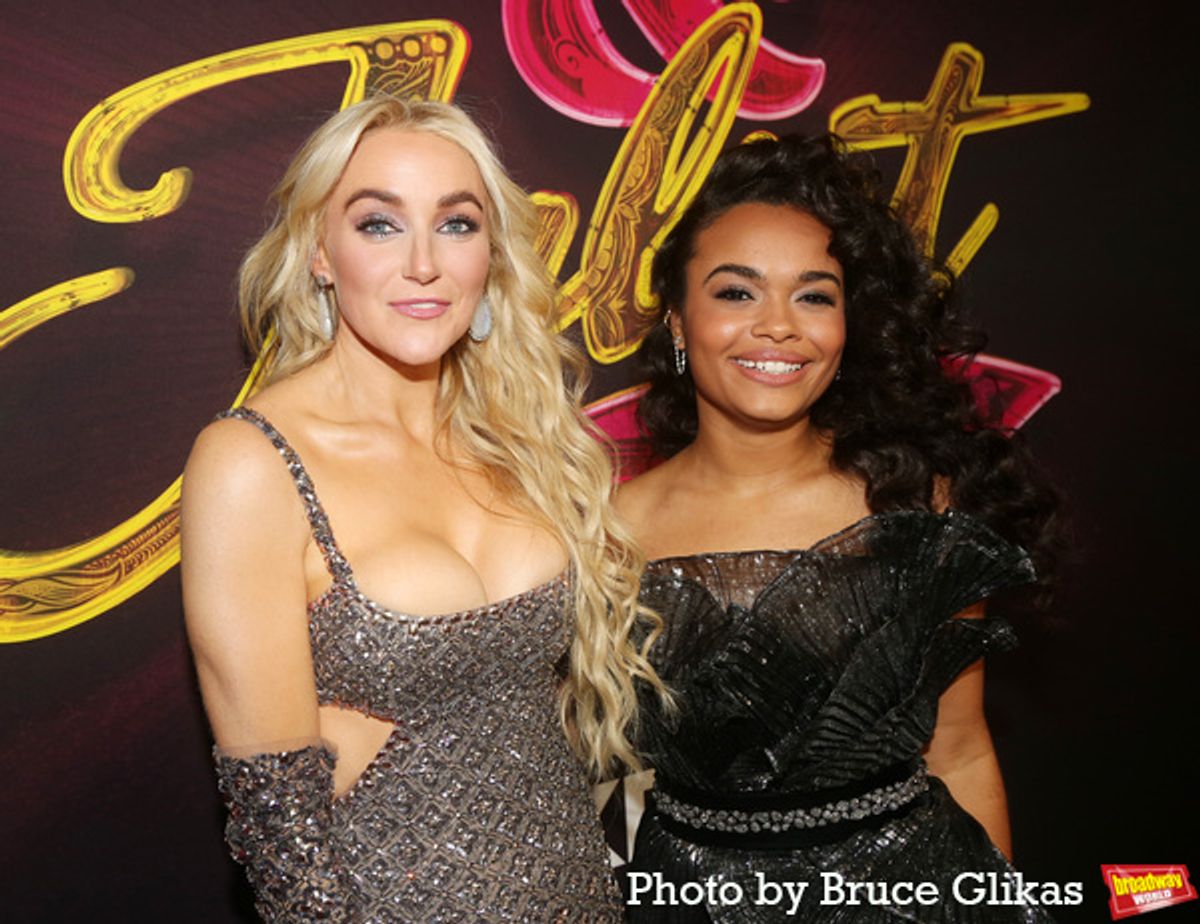 Betsy Wolfe and Lorna Courtney  at 