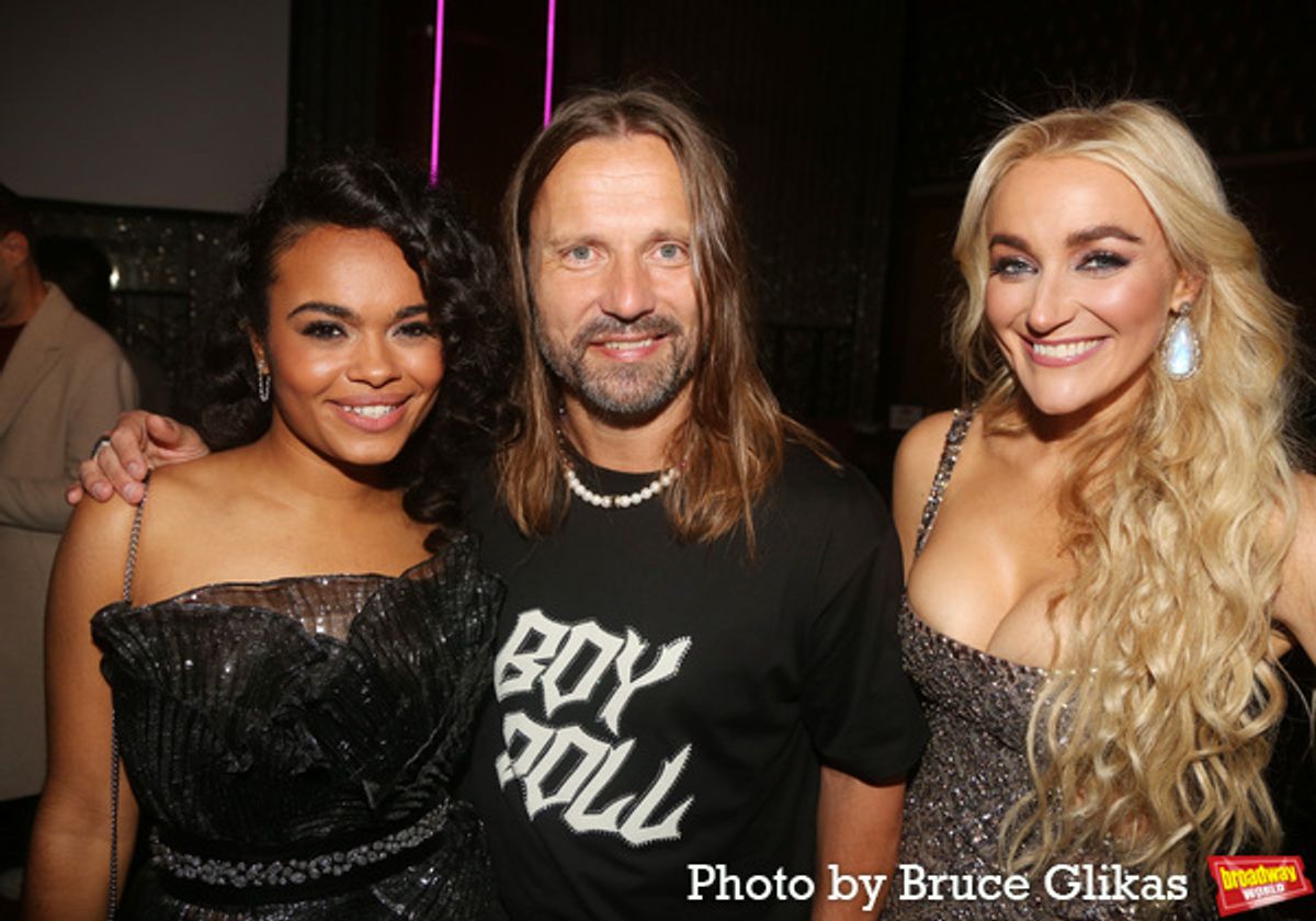 Lorna Courtney, Max Martin and Betsy Wolfe  at 