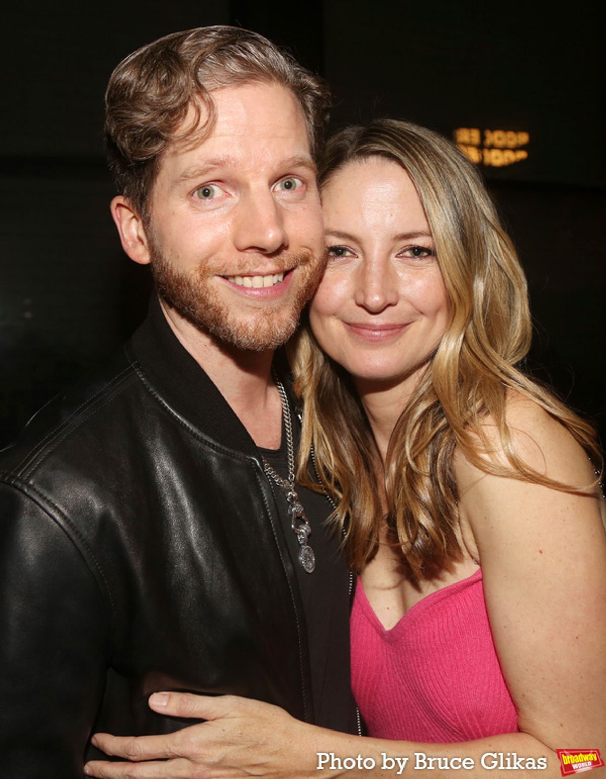Stark Sands and Gemma Clarke at 
