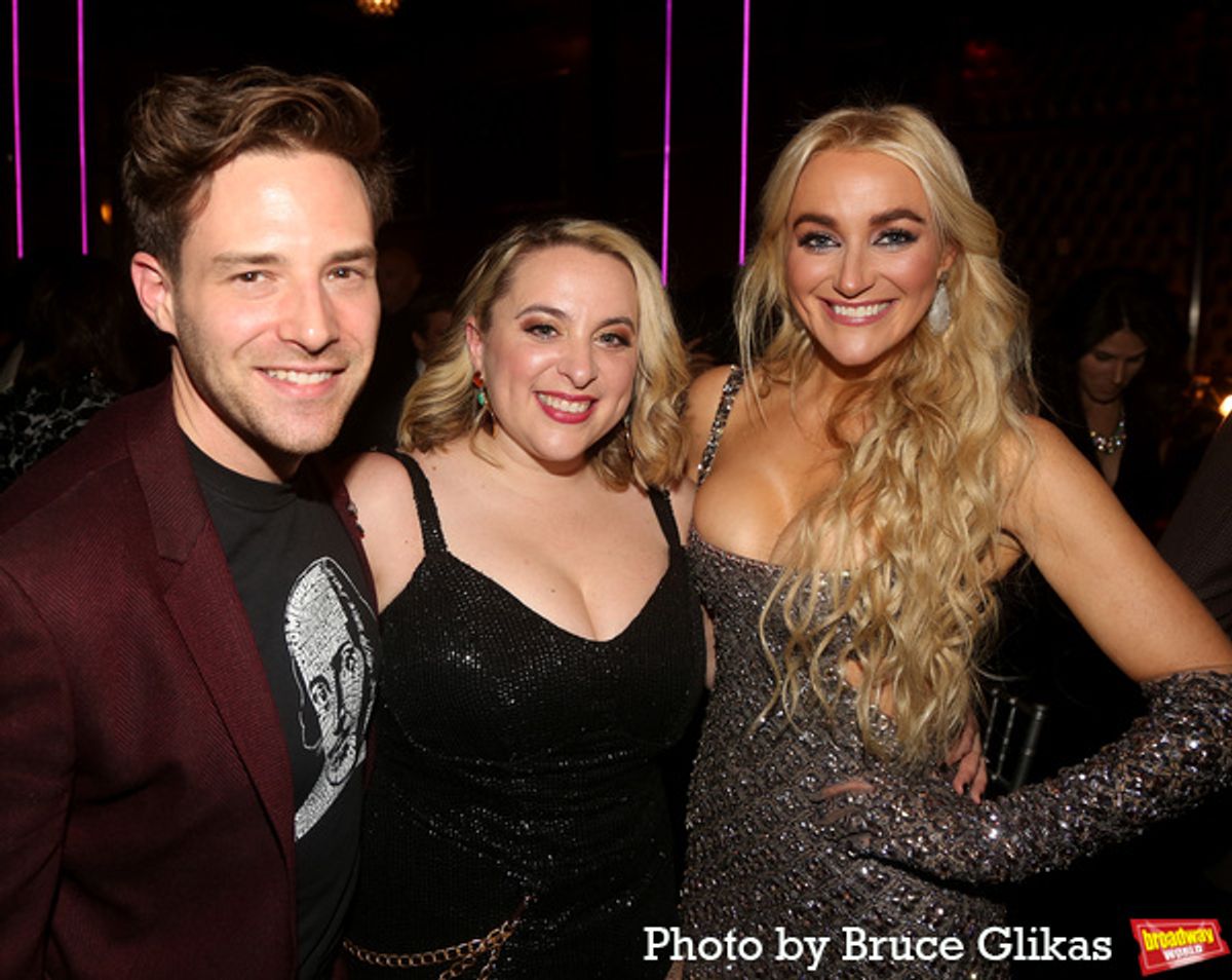 Ben Rappaport, Megan Kane and Betsy Wolfe at 
