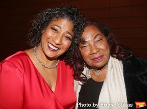 Melanie La Barrie and mom Dr. Joan Pedro @ BroadwayWorld Melanie La Barrie and mom Dr. Joan Pedro Photo