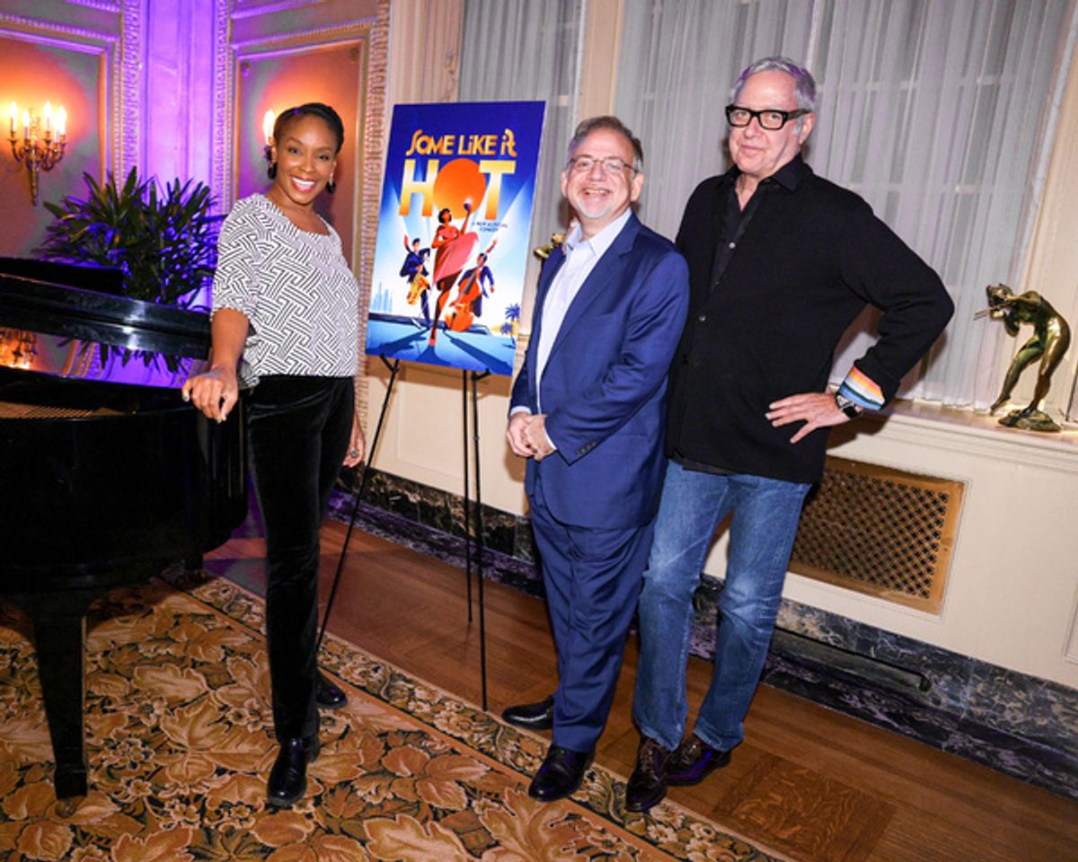 Amber Ruffin, Marc Shaiman, Scott Wittman at 