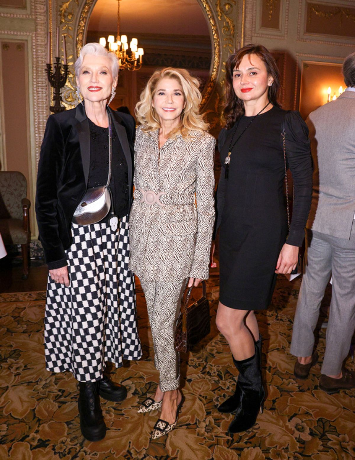 Maye Musk, Candace Bushnell, Tatiana Jerine at 
