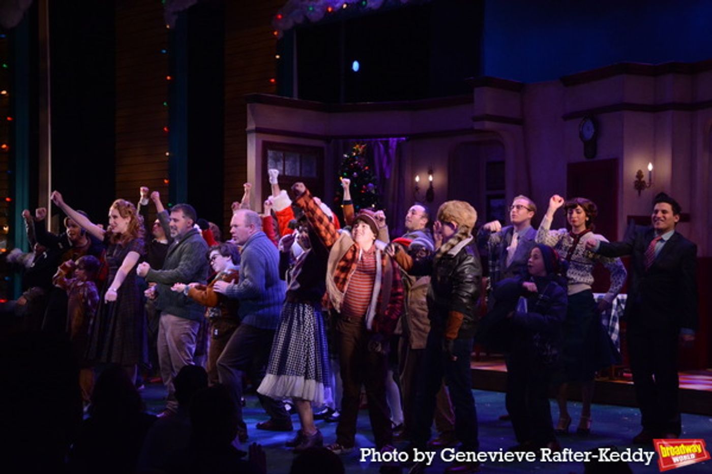 Photos: A CHRISTMAS STORY Cast Celebrates Opening Night at The John W. Engeman Theater Northport  Image