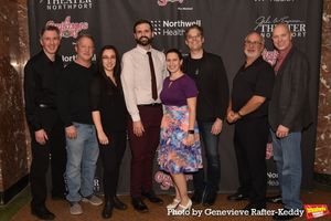 Laura Shubert (Sound Design) joins with The Band-Music Director Daniel Mollett with Joel Levy, Bob Dalpiaz, Gary Meyer, Joe Boardman, Russell Brown and Jim Waddell @ BroadwayWorld Laura Shubert (Sound Design) joins with The Band-Music Director Daniel Mollett with J Photo