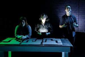 The Cast of THE SPIDER QUEEN; photo by Ashleigh Ann Gardner Photo