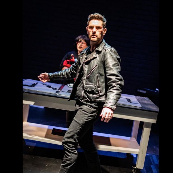 TJ Washburn as Bono & the cast of THE SPIDER QUEEN; photo by Ashleigh Ann Gardner Photo