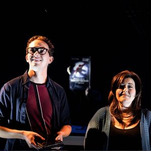 Joseph A. Carrier, Kelley Mauro & the cast of THE SPIDER QUEEN; photo by Ashleigh Ann Photo