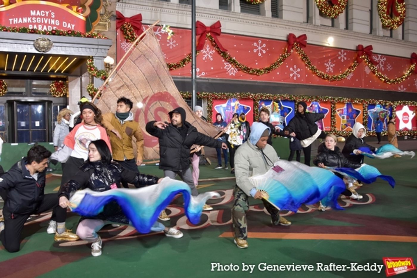 Photos: FUNNY GIRL, A BEAUTIFUL NOISE, and More Rehearse For the Macy's Thanksgiving Day Parade  Image