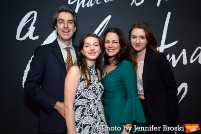 Jason Robert Brown, Georgia Stitt, and family Photo