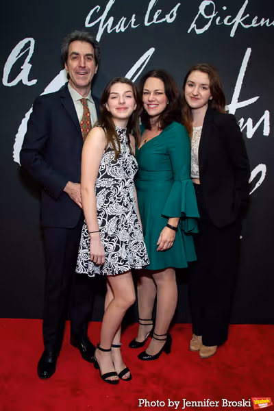 Jason Robert Brown, Georgia Stitt, and family Photo