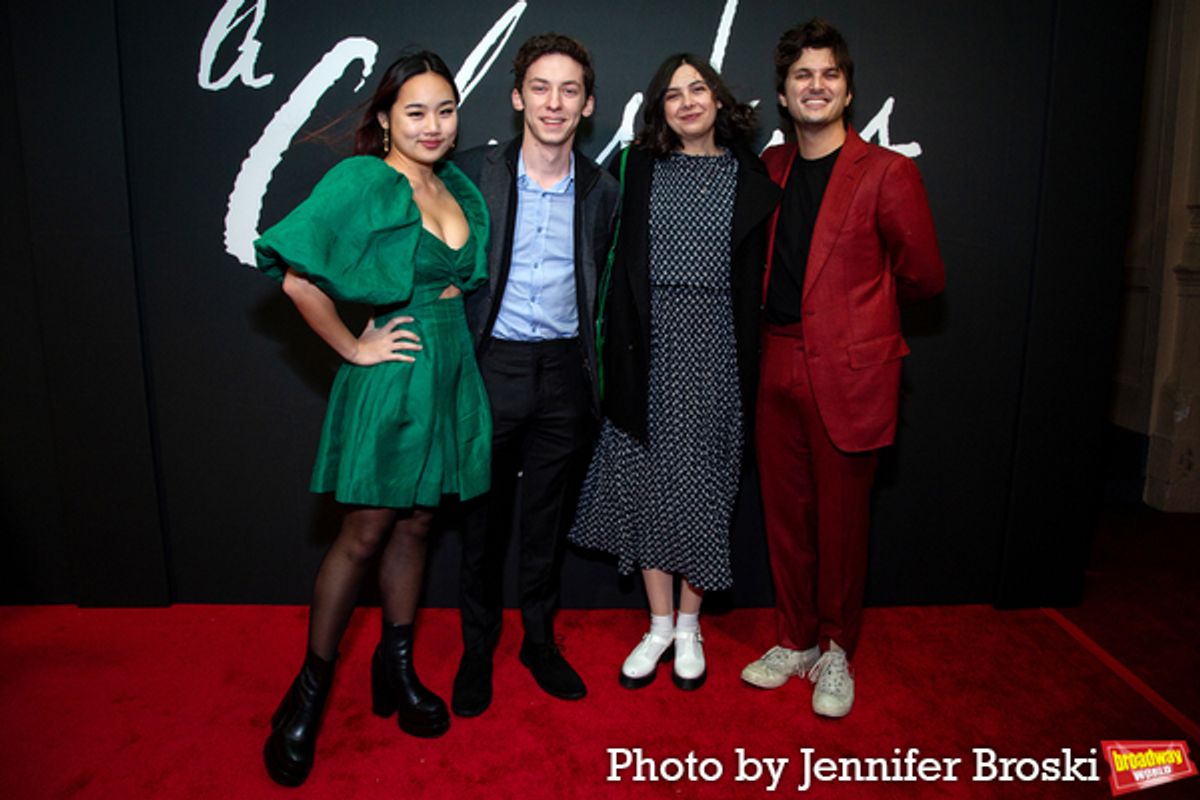 Helen J. Shen, Andrew Barth Feldman, April Lavalle, Alex Boniello at 