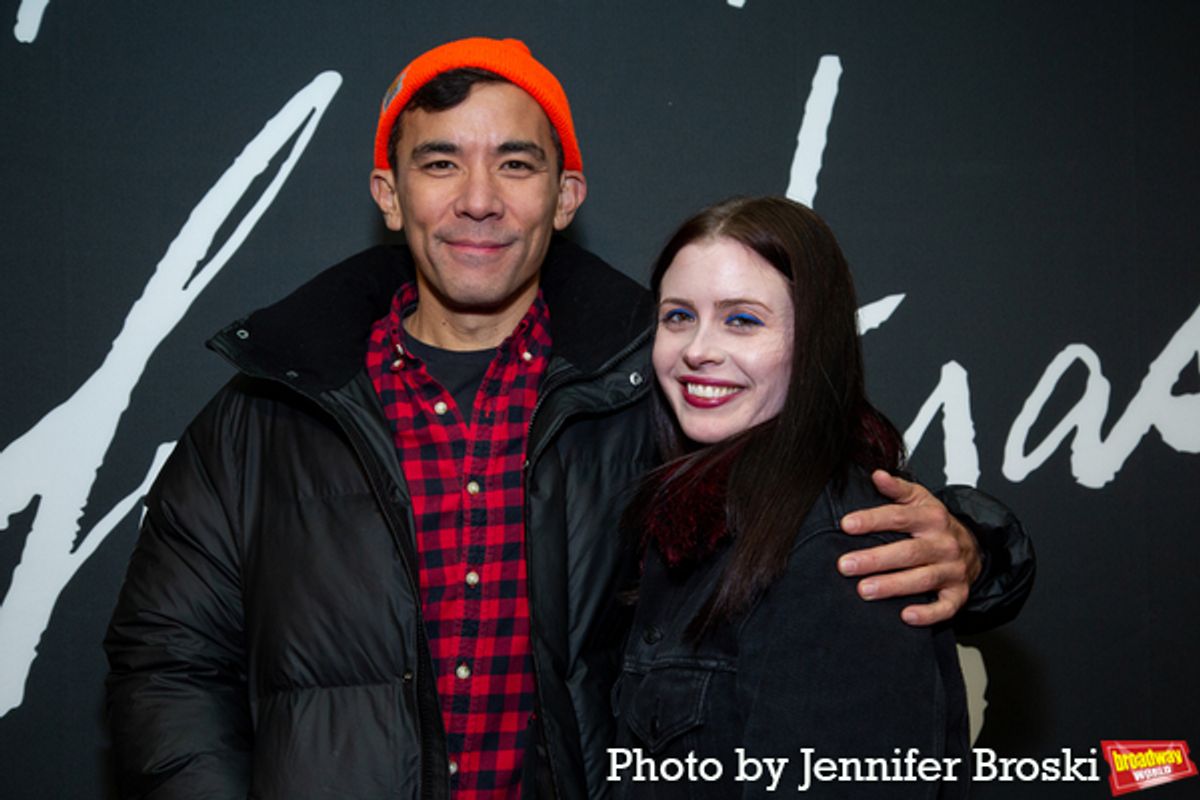 Conrad Ricamora and guest at 