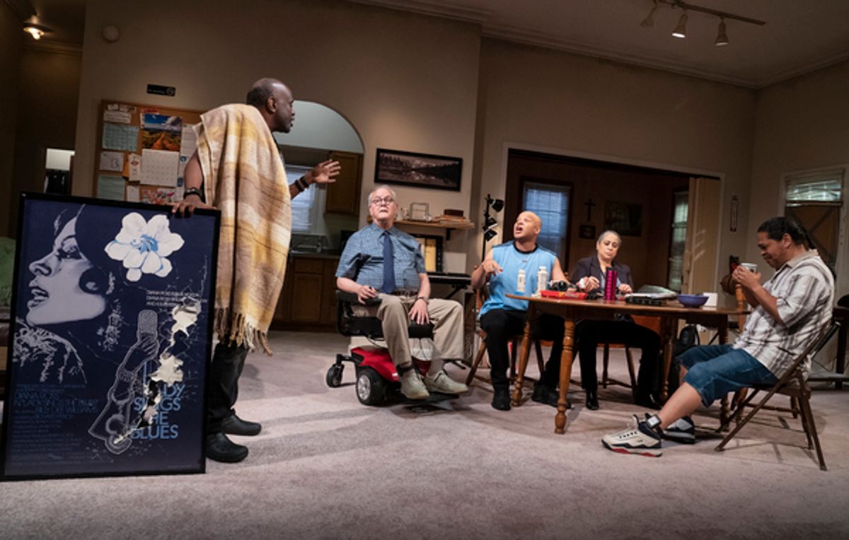 K. Todd Freeman, Francis Guinan, Glenn Davis, Susanna Guzmán, Eddie Torres at 