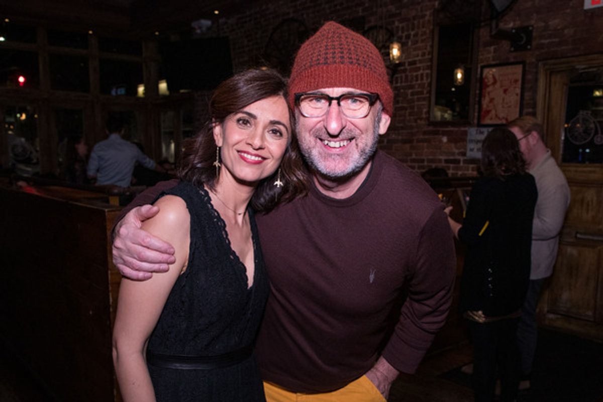 Marjan Neshat and David Cale at 