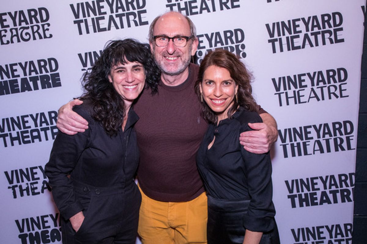 Leigh Silverman, David Cale and Sarah Stern at 