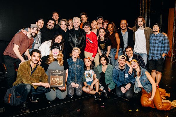 Graham Nash, Cameron Crowe and the Almost Famous Cast Photo