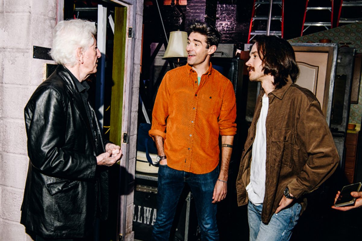 Graham Nash, Drew Gehling, and Chris Wood at 
