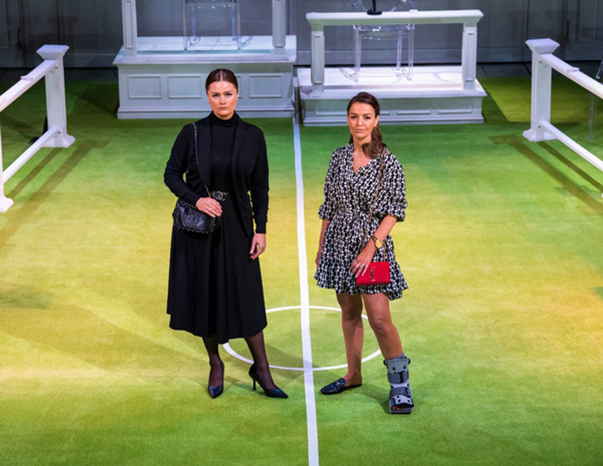 Lucy May Barker and Laura Dos Santos  at 