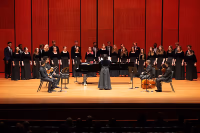 Amyr Joyner (violin), Messiah Ahmed (violin), Auburn Univeristy Choir, Thapelo Masita Photo