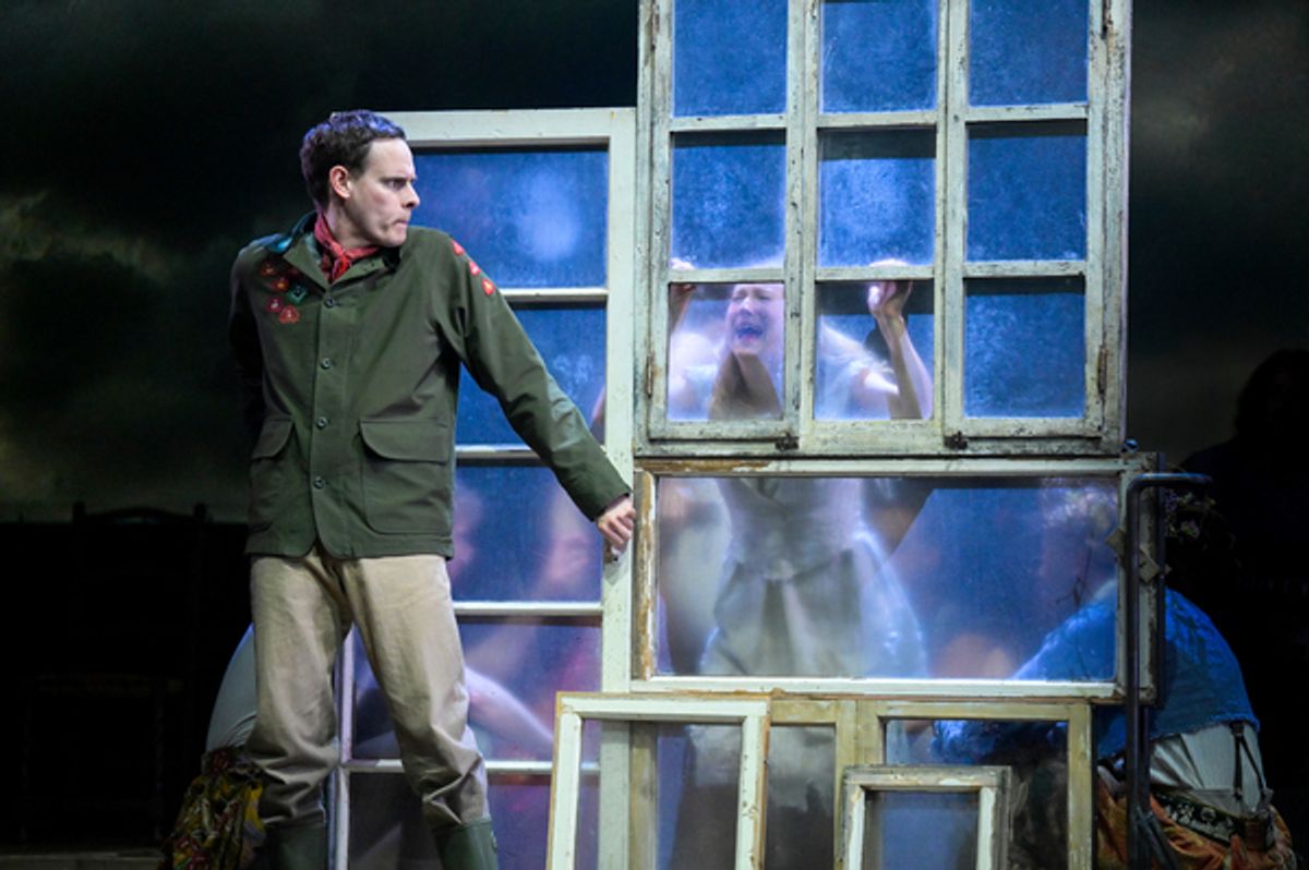 Sam Archer and Leah Brotherhead at 