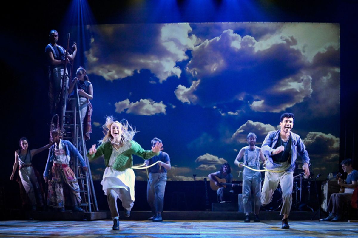 Leah Brotherhead and Liam Tamne at 