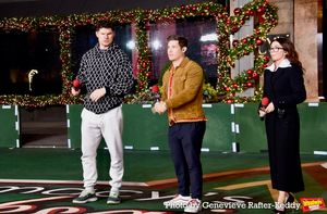 Flula Borg, Adam Devine and Sarah Hyland Photo