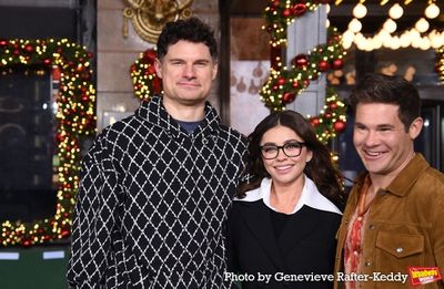 Flula Borg, Sarah Hyland and Adam Devine Photo