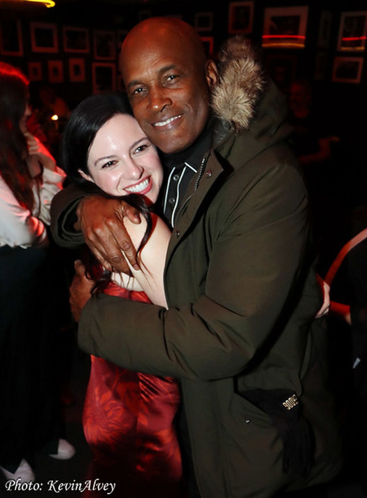 Maddie Baillio, Kenny Leon at 