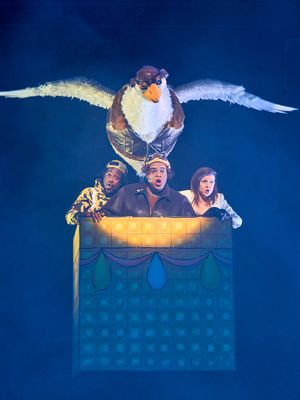 Kat B, Clive Rowe & Holly Mallett Photo