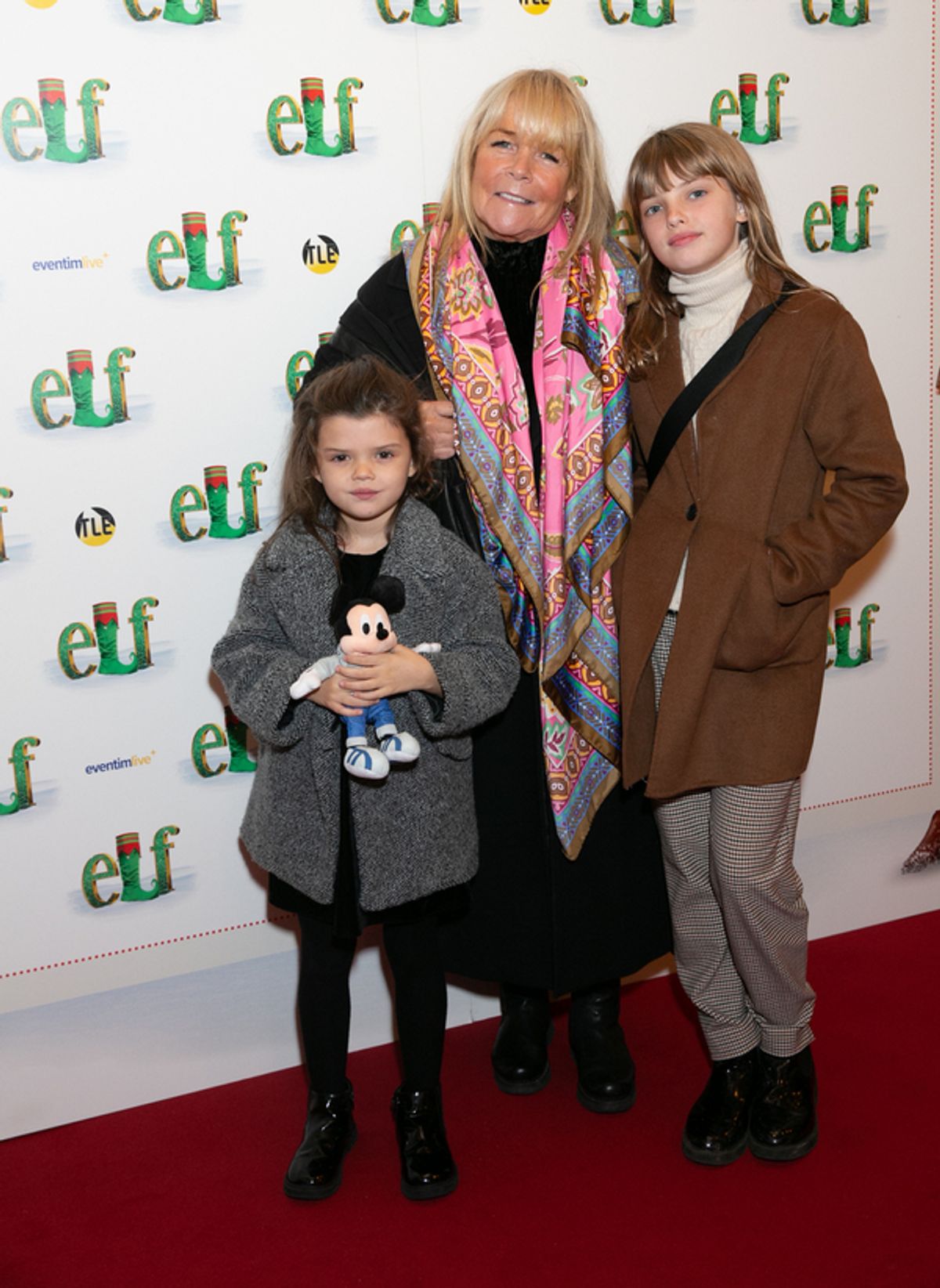 Linda Robson with Betsy and Lila at 