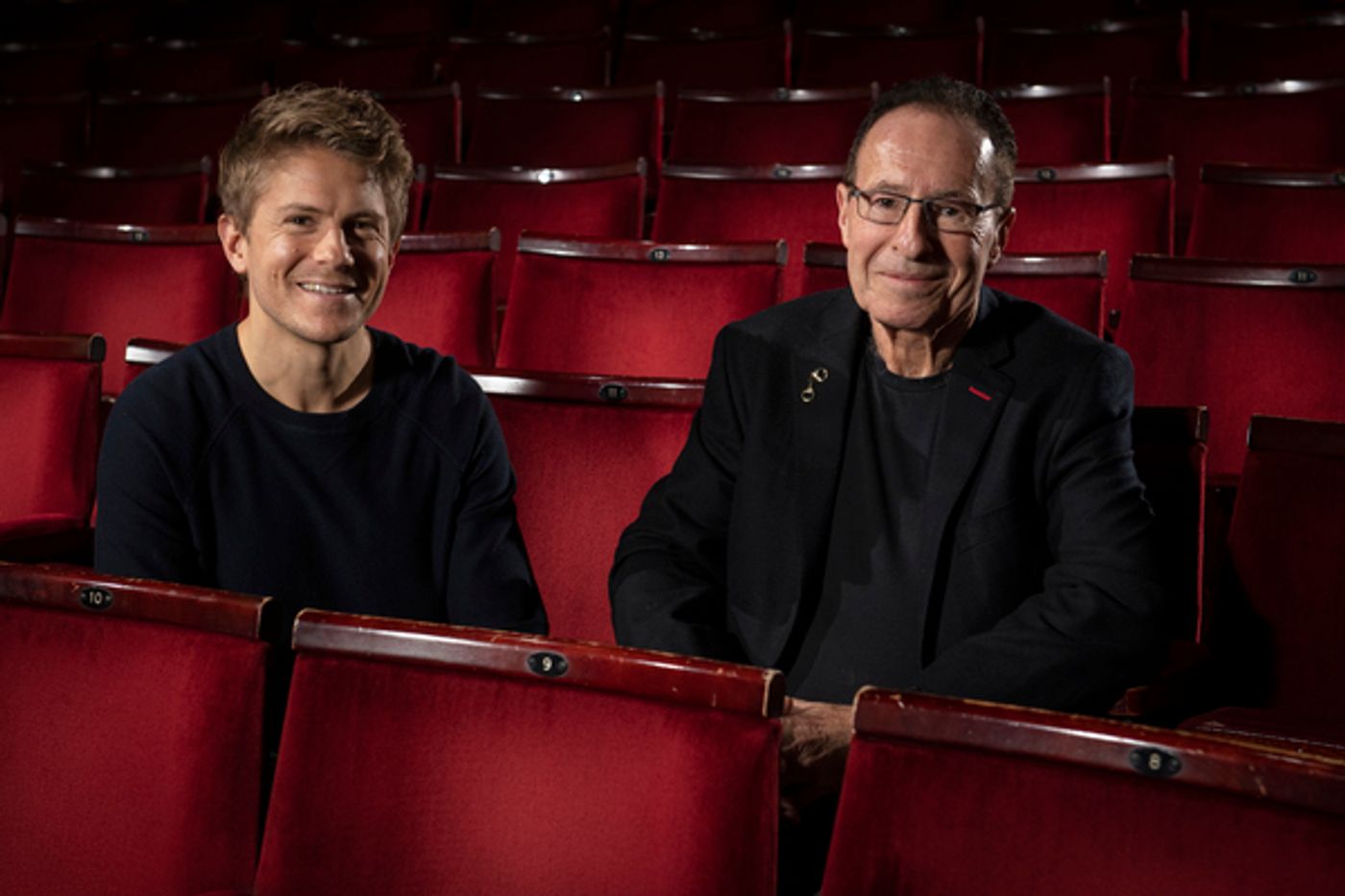 Photos: Peter James Meets George Rainsford, His New Roy Grace, on Stage at Theatre Royal Brighton  Image
