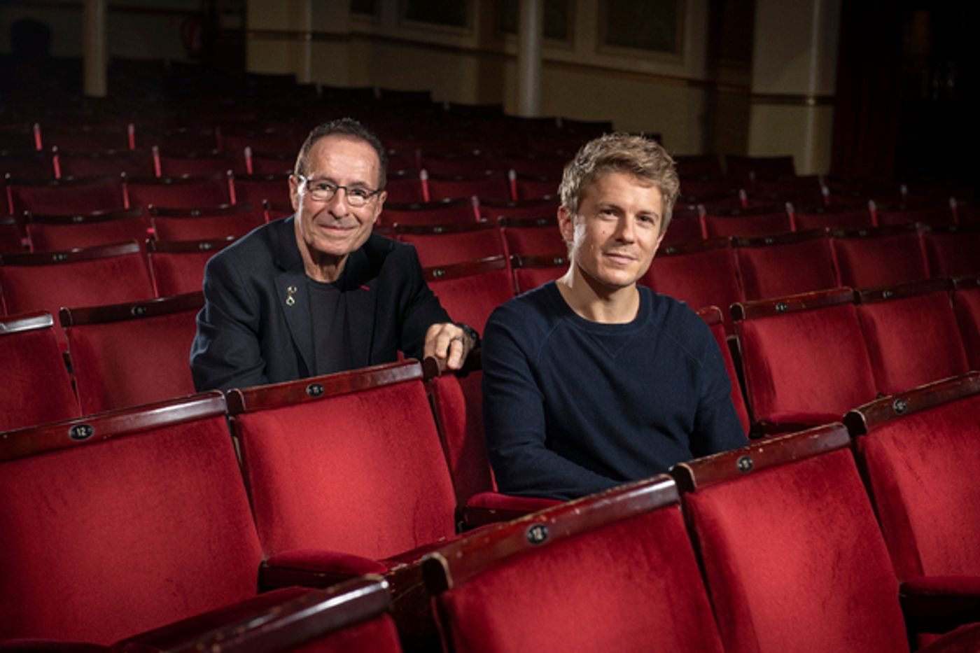 Photos: Peter James Meets George Rainsford, His New Roy Grace, on Stage at Theatre Royal Brighton  Image